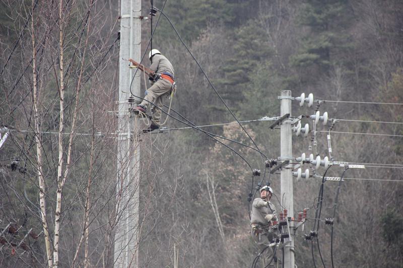 陜西地電留壩供電分公司：實(shí)施農(nóng)石線、索道線分網(wǎng)改造