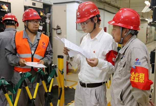 國家能源集團(tuán)福建泉州熱電公司機(jī)組檢修安全員迎“月考”